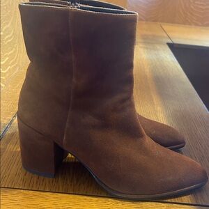 Stuart Weitzman Brown Suede Boots